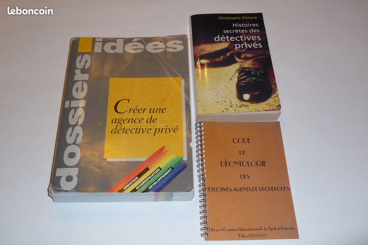 Lot de 2 livres sur les Détectives privés (image 1)