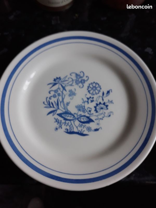 Assiette décor floral oxford brazil (image 1)