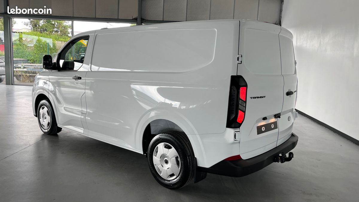 25 990 HT - ford transit custom trend 280 l1h1 2.0 ecoblue 136 cv blanc / neuf / tva recuperable (image 2)