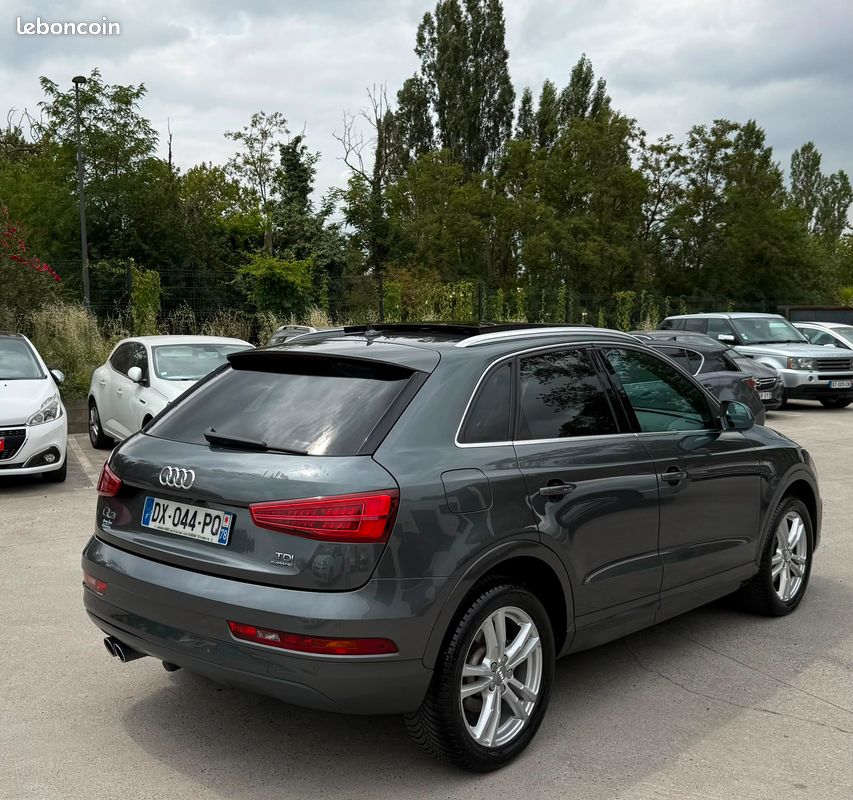 AUDI Q3 Quattro Phase II 2.0 TDI 16V S Tronic7 150 cv Boîte Auto Toit Pano Attelage Gps (image 2)