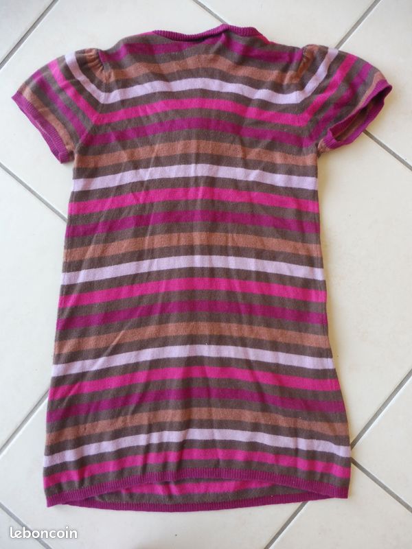 Lot 4 tuniques Sergent major, Verbaudet, Lisa rose, kitty 8 ans (image 5)