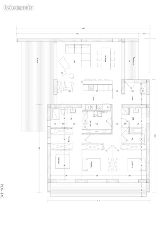 Appartement 5 pièces 140 m² · à Montaigut-sur-Save · 140 m² · 452 000 €