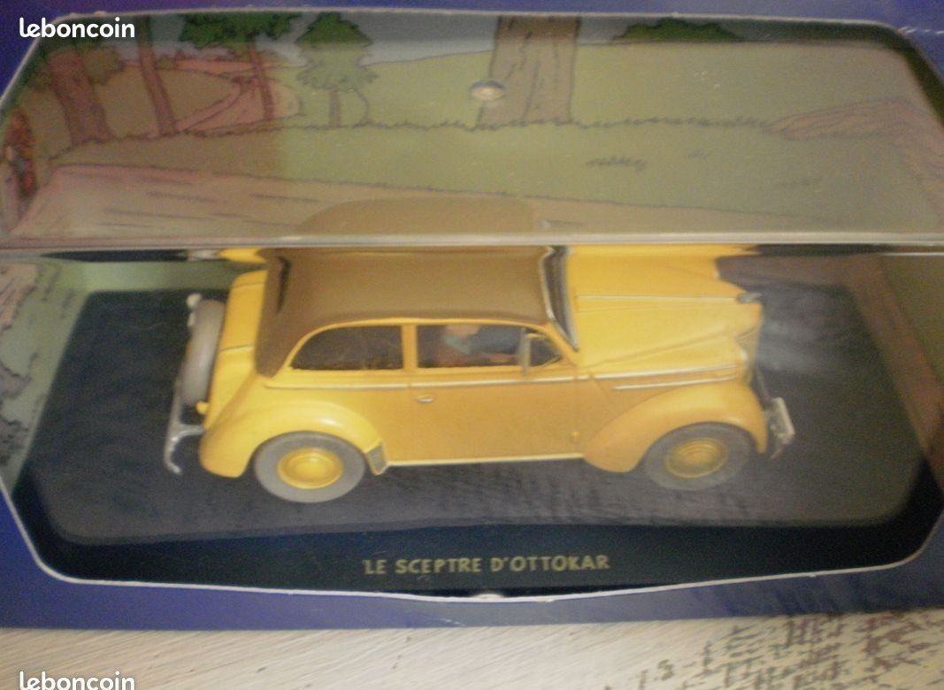EN VOITURE TINTIN La Voiture De Castafiore Le Sceptre D'ottokar 1/43