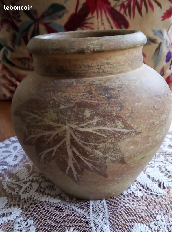 Vase decor feuillage (image 1)