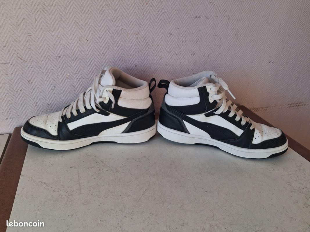 PUMA baskets hautes cuir femme taille 38 (image 8)