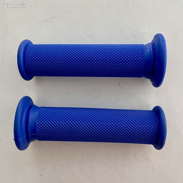 Poignées Scar Dual Density Grips bleues – Pièce moto et scooter