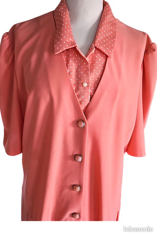 Robe Corail Femme – New Direction Taille 6, Sans Manches, 100% Polyester