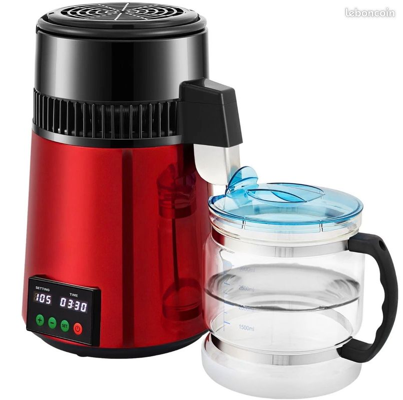 NOUVEAU Distillateur d’eau domestique Appareil de distillation en acier inoxydable (image 3)