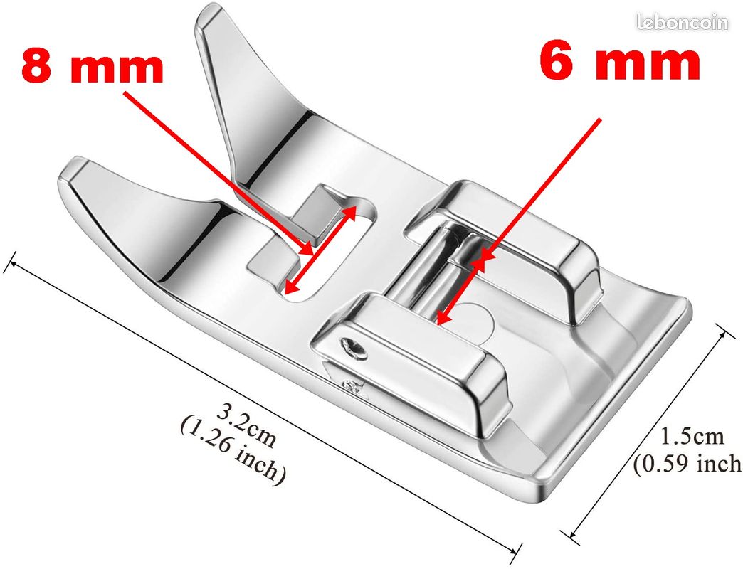 Pieds-de-biche - YES - Set De 11 - Compatible Brother Et Janome - Métal