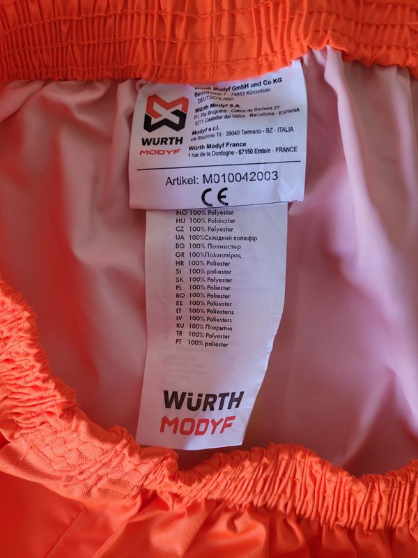 Pantalon de pluie WÜRTH - Équipement moto