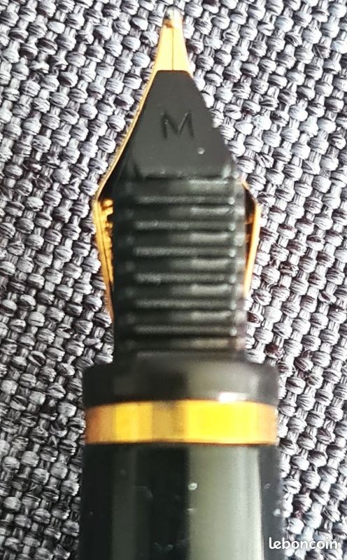 Stylo Plume Waterman Preface Vert Marbré - Pointe Or 18 Carats - Occasion Rare