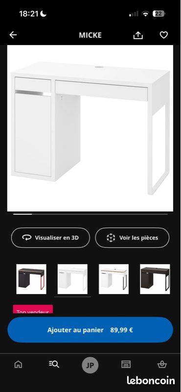 Bureau ikea (image 1)