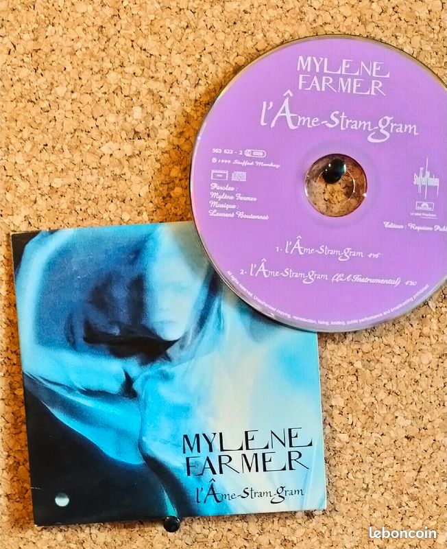 Mylène Farmer l'Âme-Stram-Gram cd 2 titres (image 1)