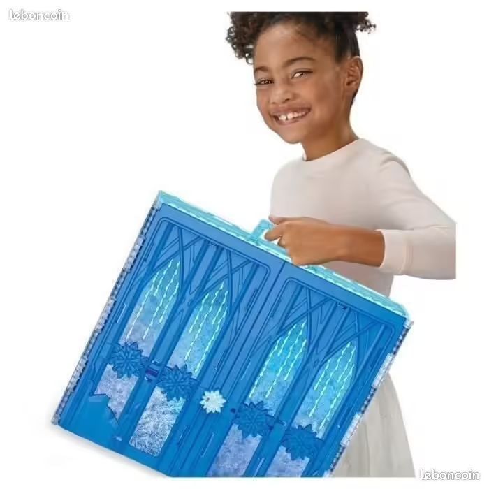Coffret Disney La Reine des neiges 2, Palais de glace d'Elsa, poupées Elsa et Olaf, coffret château, pour enfants, à partir de 3 ans, neuf (image 5)