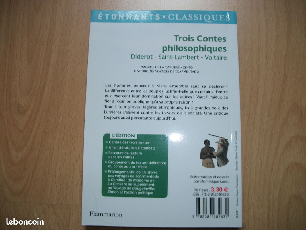 Trois contes philosophiques- Diderot-Saint-Lambert (image 2)