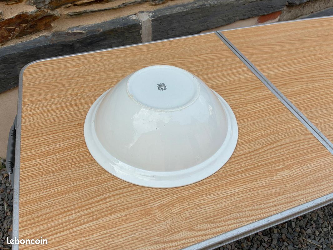 Saladier blanc en céramique (image 2)