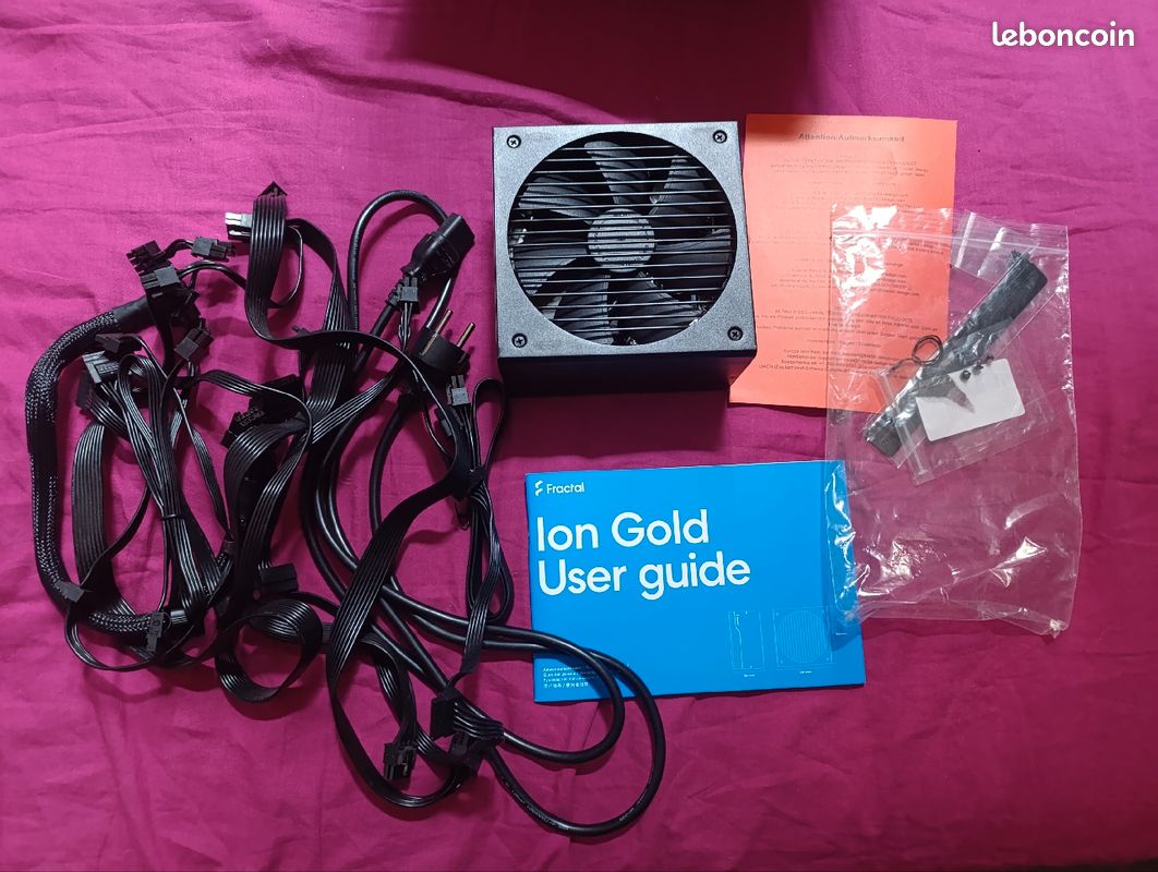 Fractal Ion 750w 80 gold + alimentation ATX tier A haut de gamme (image 2)