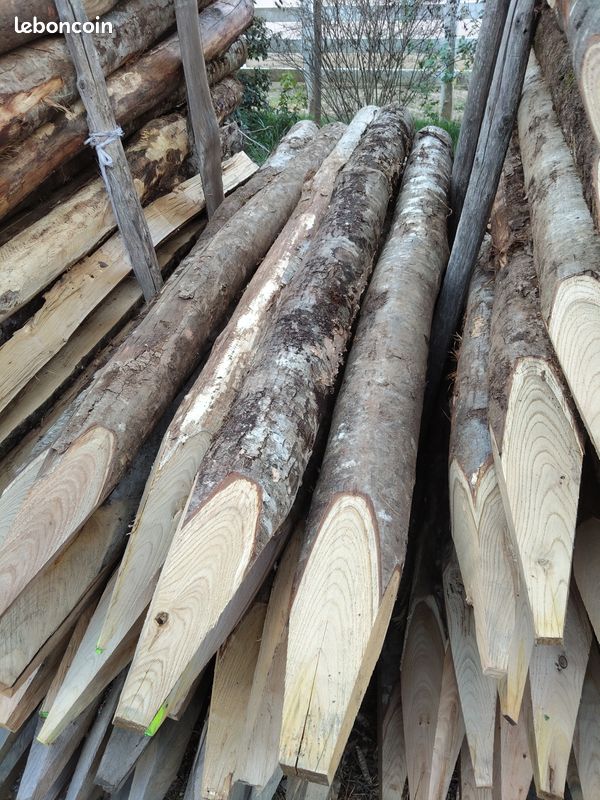 Piquets ronds châtaigniers 1m80 (image 2)