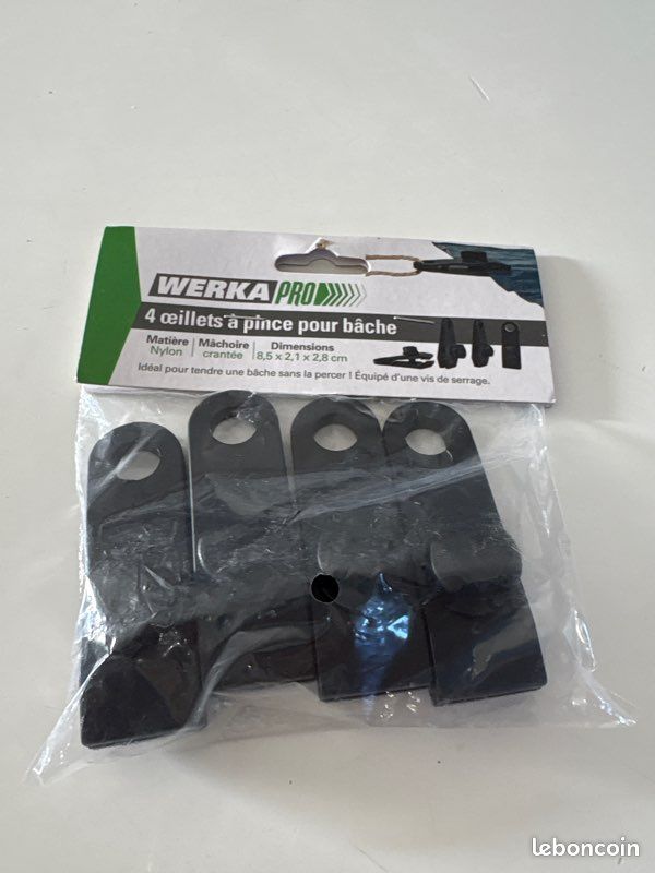 Lot de 4 œillets à pince werka pro neuf (image 1)