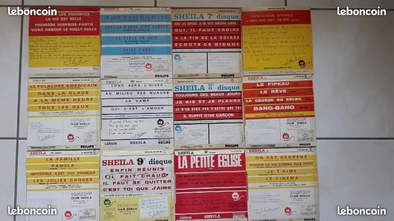 19 disques vinyles de SHEILA - cf photos pour détails (image 3)