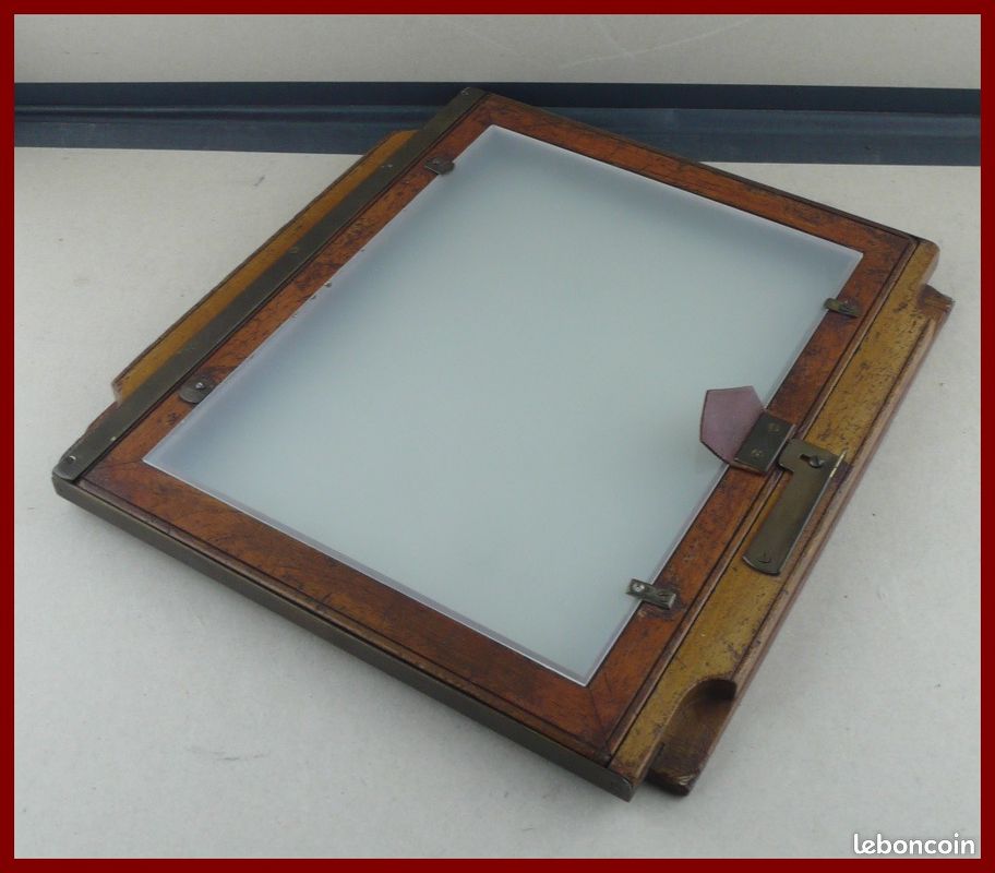 Verre dépoli 20x25cm FAIT MAIN (image 1)