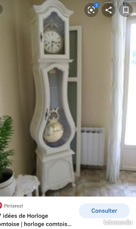 Horloge Comtoise merisier (image 3)