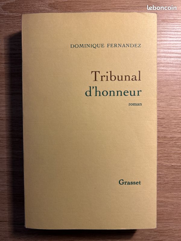 Livre | Tribunal d'honneur – Dominique Fernandez (image 1)