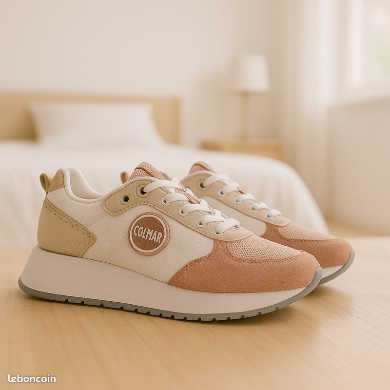 Basket Colmar femme rose neuve taille 39 Chaussures