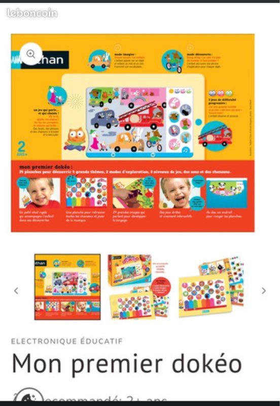 Encyclopédie parlante et interactive Mon premier dokéo - Jeux et jouets Encyclopédie parlante et interactive Mon premier dokéo - Jeux et jouets
