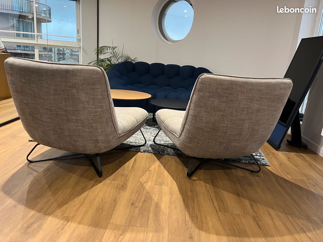 Lot de 2 fauteuils design La Redoute – très bon état (image 7)