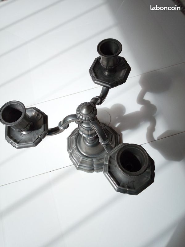 Chandelier étain (image 3)