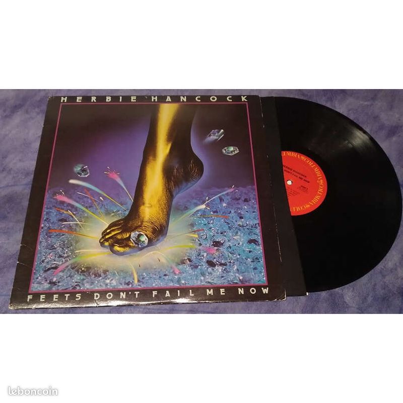 Disco boogie funk : Herbie hancock feets don't fail me now Album pressage US (image 1)