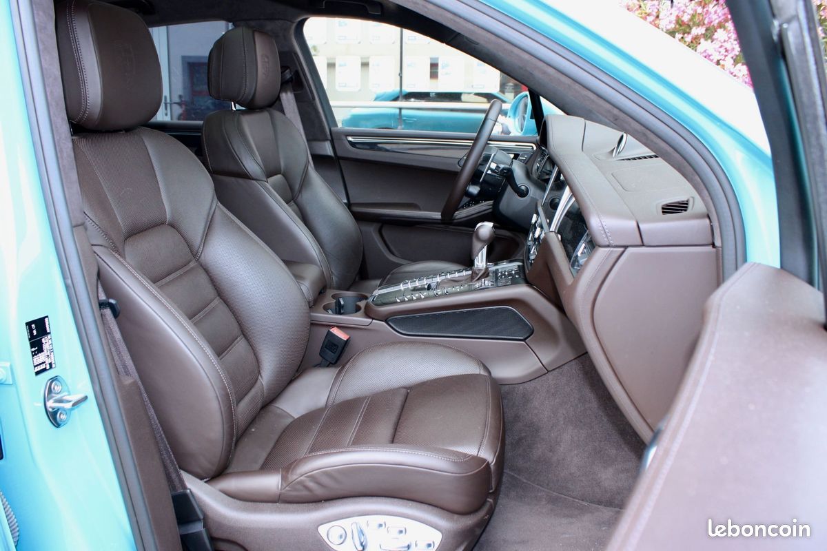 Porsche macan s-3.0l 355ch pdk-toit ouvr-sièg elect 18 reglg-jantes 911 / 21"-suspens pasm-phare pdls-orig france (image 6)
