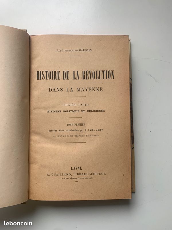 Histoire de la Révolution dans la Mayenne - Tomes I à IV (image 3)