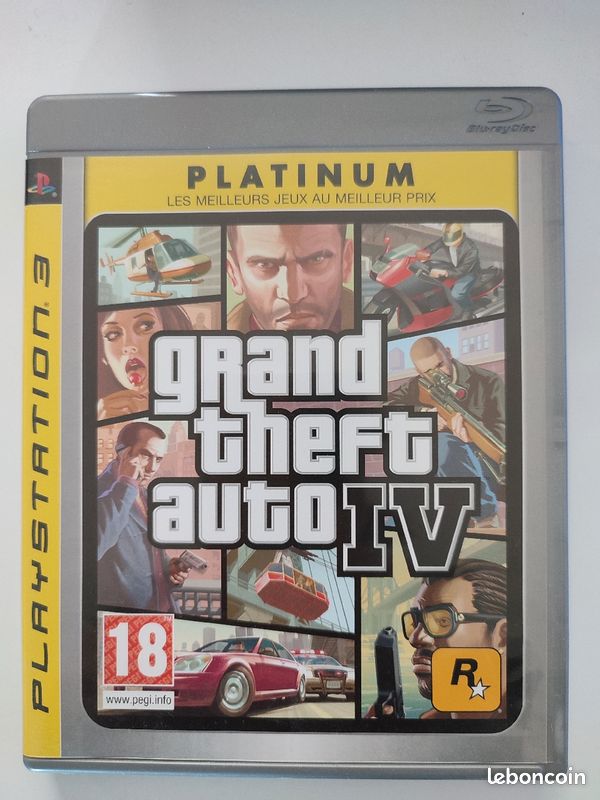 Jeu grand theft auto IV PS3 (image 1)