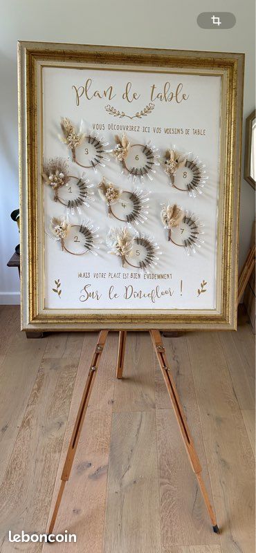 Plan de table mariage baptême anniversaire (image 1)