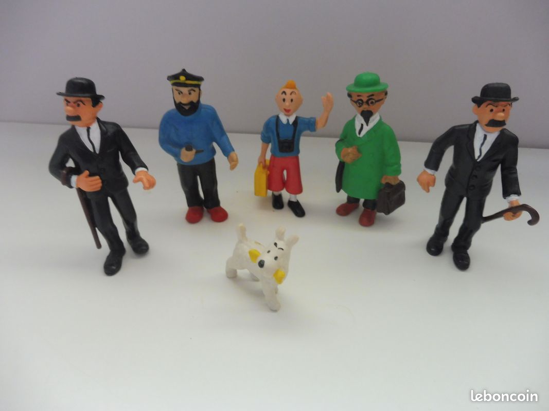 Figurine résine Tournesol cosmonaute Tintinimaginatio