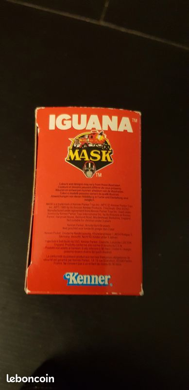 Vintage Kenner M.a.s.k Iguana complete with box and paperwork, Hobbies