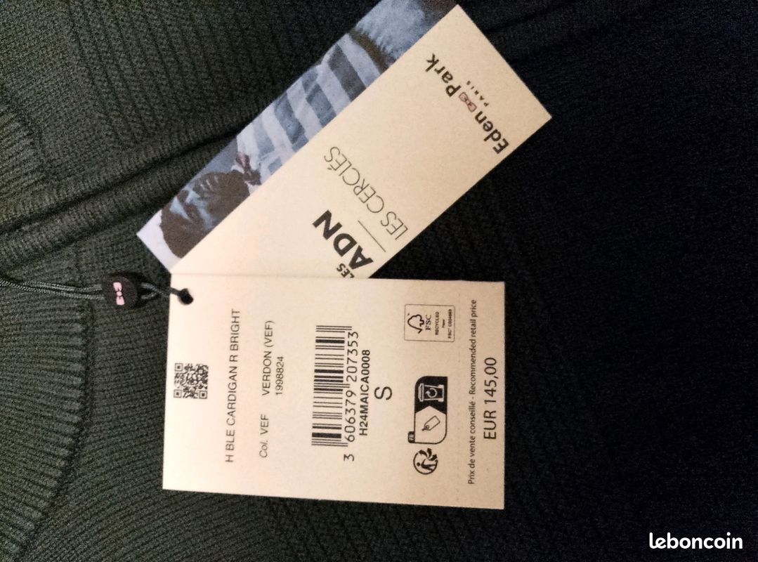 Gilet Eden Park taille S neuf avec étiquette (image 5)