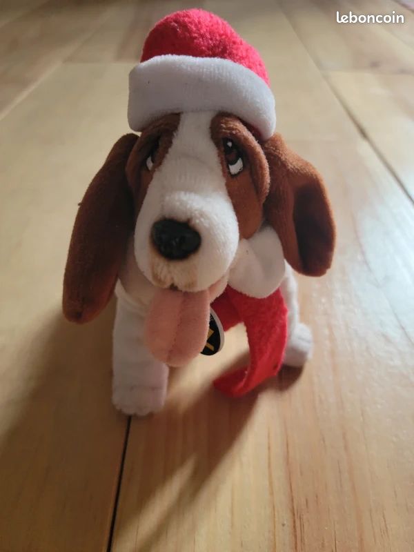 Grande Peluche Doudou le Chien 44 cm dès la naissance