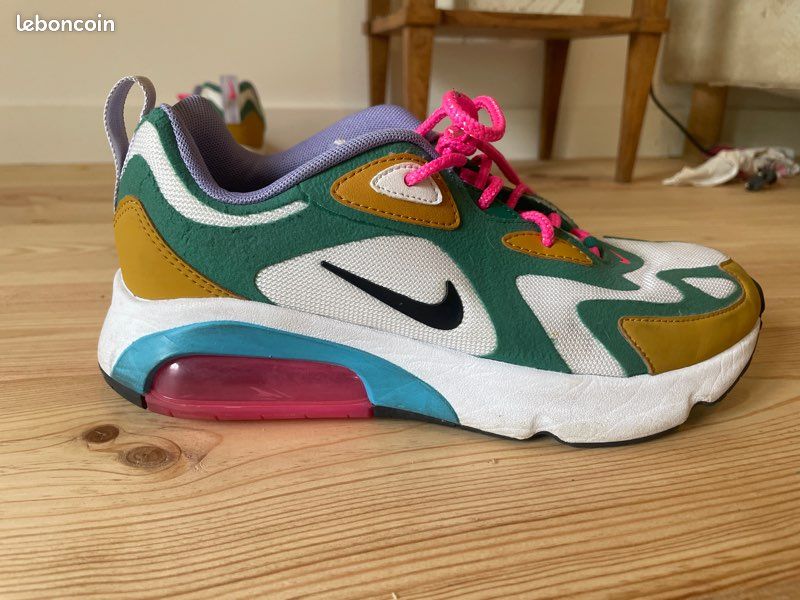 Air Max 200 Mystic Green Basket Nike Air 200 Running Shoes Nike