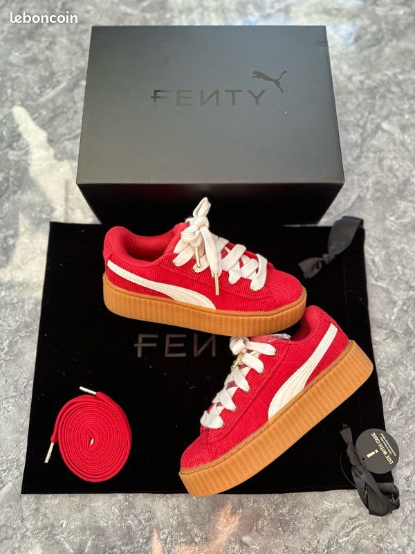 Sneakers femme puma creeper Phatty corduroy taille 36 Chaussures