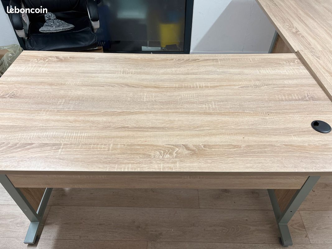 Bureau d’angle + caisson (image 2)