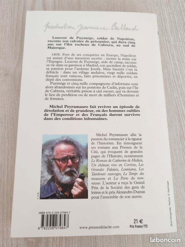 Michel PEYRAMAURE 🌸 Les prisonniers de Cabera (image 2)