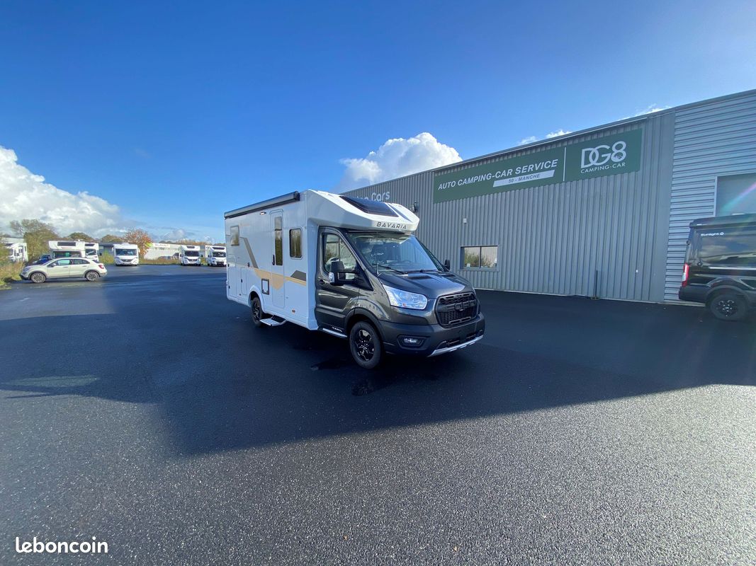 Camping car profilé COMPACT BAVARIA QWEST Q690GJ Ford automatique 165cv - lit jumeaux + lit pavillon (image 1)