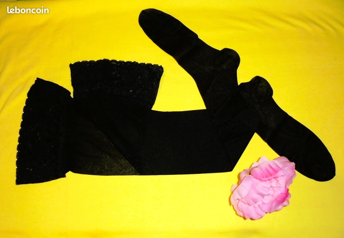 Bas «Clio» nylon-lycra, pour porte-jarretelles, Taille 3, vintage, rétro, luxe (image 9)