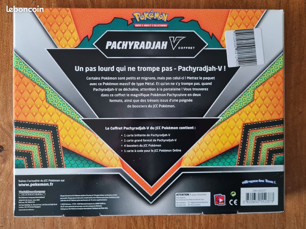 Pokemon coffret pachyradjah v de 2020 neuf encore scellé officiel (image 8)