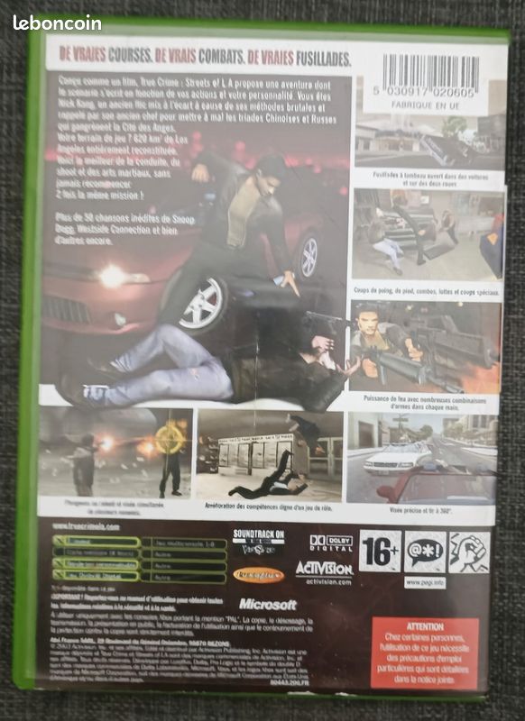 Jeu True Crime Streets of LA Xbox comme neuf (image 3)