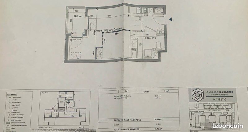 Appartement 2 pièces 30 m² · à Saint-Ouen-sur-Seine · 30 m² · 399 000 €