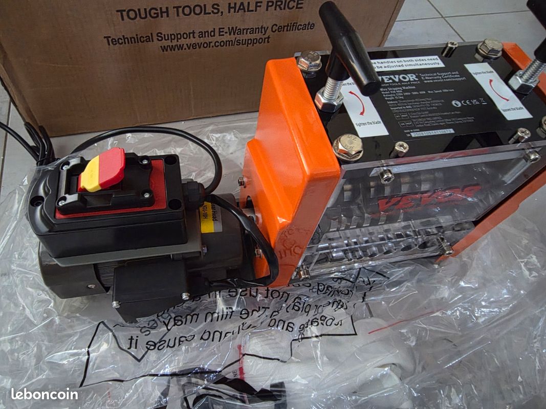 VEVOR Machine à Dénuder Électrique 1,5-25 mm Dénudeur Câble Auto Motorisé 60 W, Neuf (image 9)